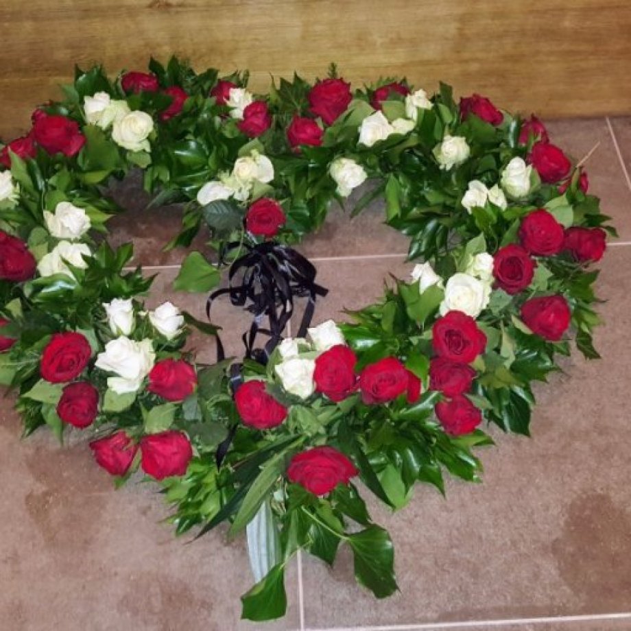 Heart-shaped wreath