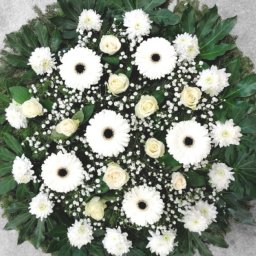 Preview image for  Bēru vainags ar gerberām un rozēm 80 cm Nr.119
