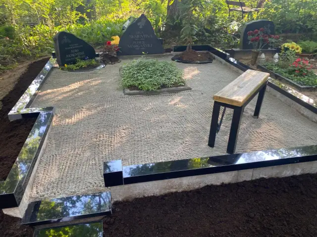 			Pasūtīt apbedījuma vietas labiekārtošanu
	